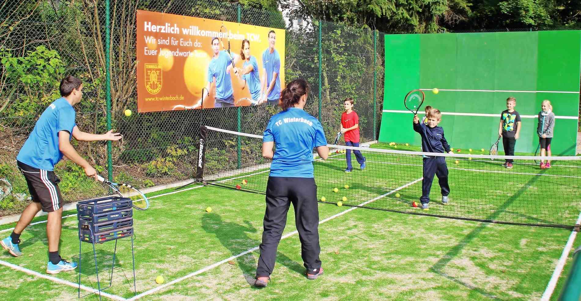 Neues Tennisminispielfeld in Winterbach